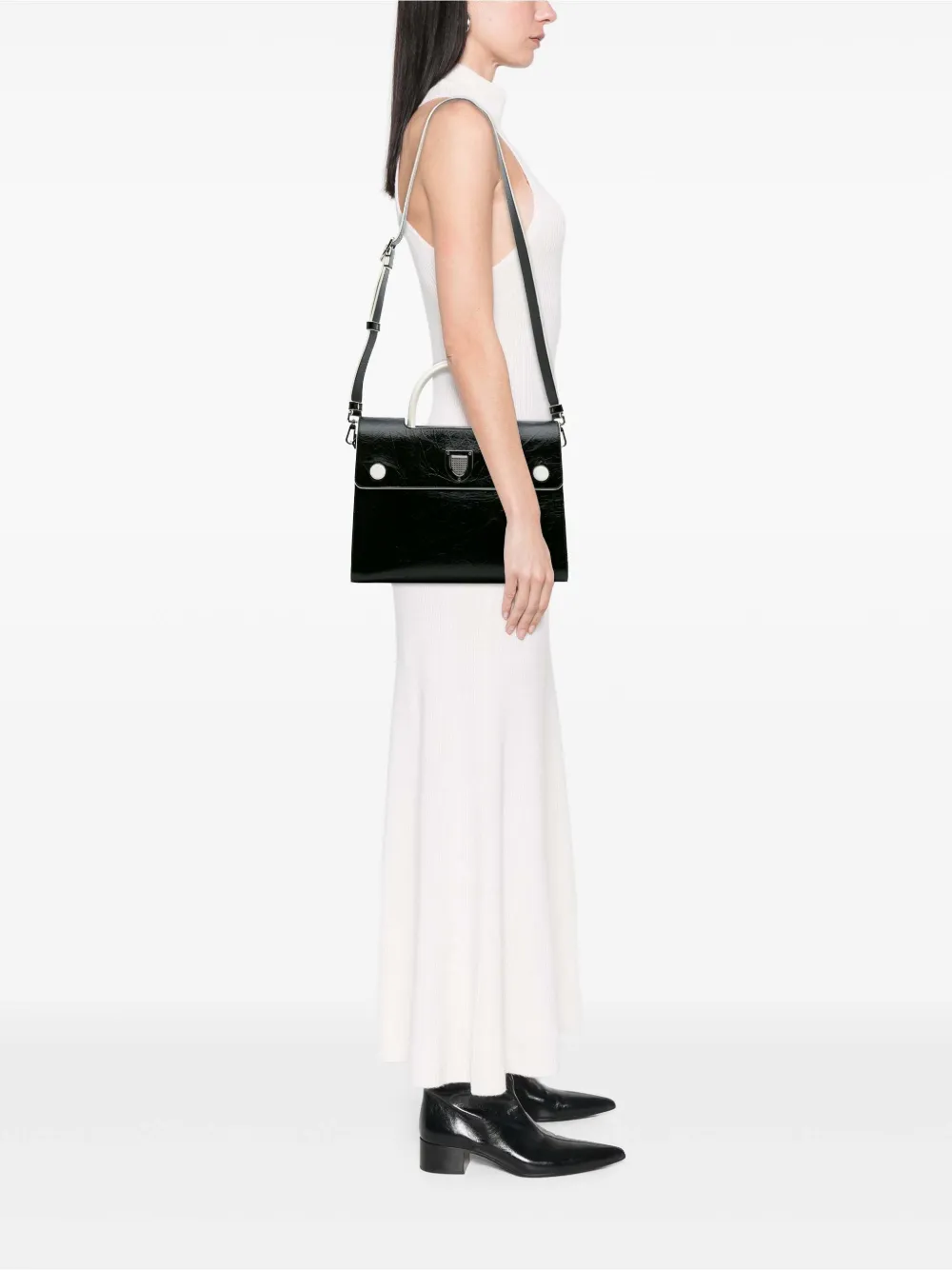 Christian Dior Pre-Owned 2016 Medium Crinkled Calfskin Diorever satchel | Pre-Owned | Image 2