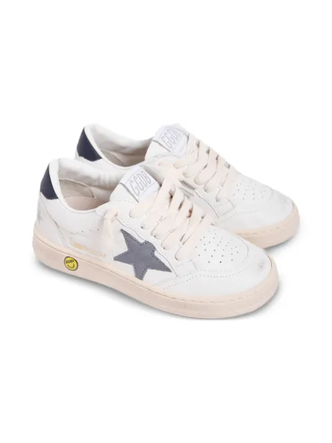 Golden Goose Kids سنيكر 'بول ستار' بدون رقبة