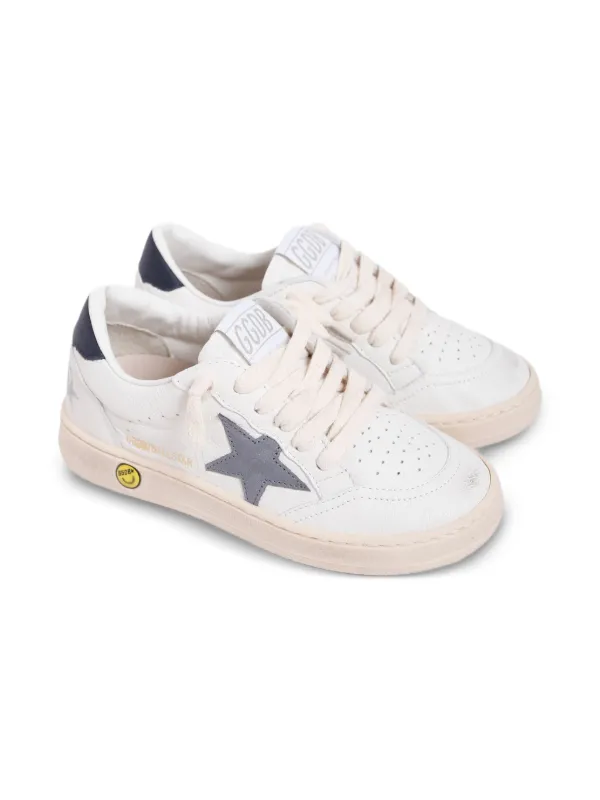 Golden Goose Kids Ball Star low-top Sneakers Neutrals Farfetch