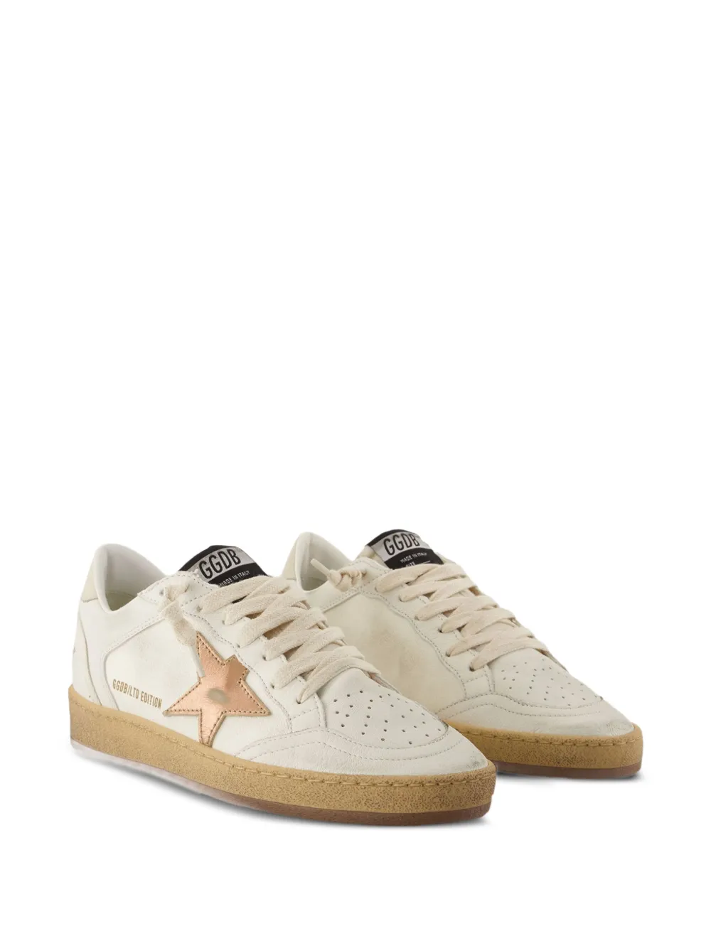Golden Goose star-patch sneakers White