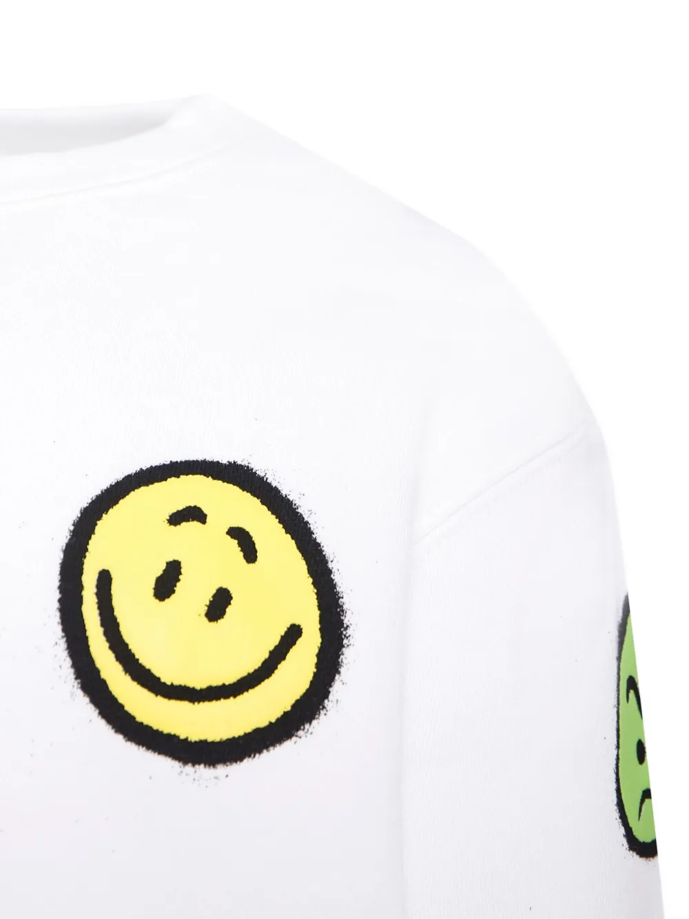 Molo Sweater met smiley-print Wit