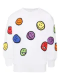 Molo smiley-face sweatshirt - White