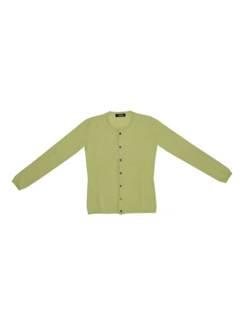 LA ROSE button-front cashmere cardigan