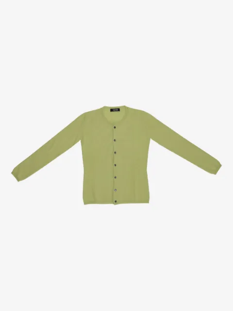 LA ROSE button-front cashmere cardigan