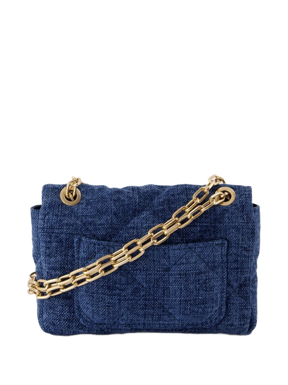 Vanessa Bruno Moon gewatteerde schoudertas met ketting - Blauw