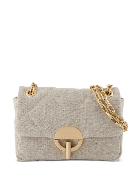 Vanessa Bruno linen quilted shoulder bag