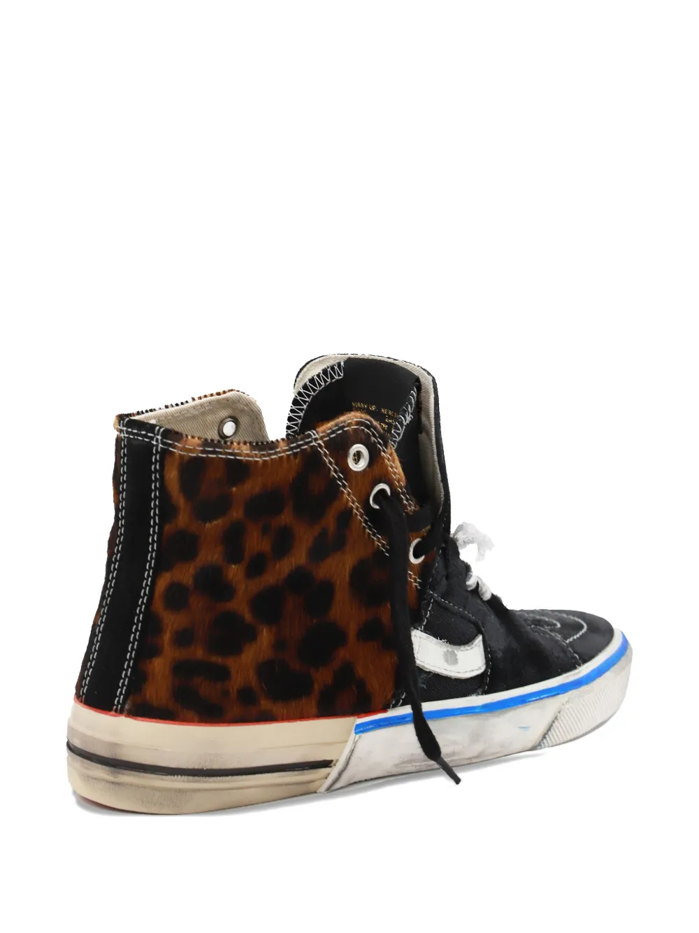 PAUL EASTERLIN Caly Star high-top sneakers Brown