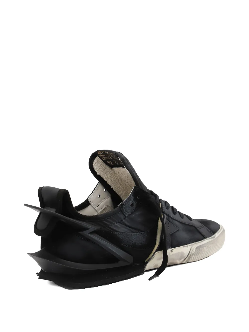 PAUL EASTERLIN leather sneakers Black