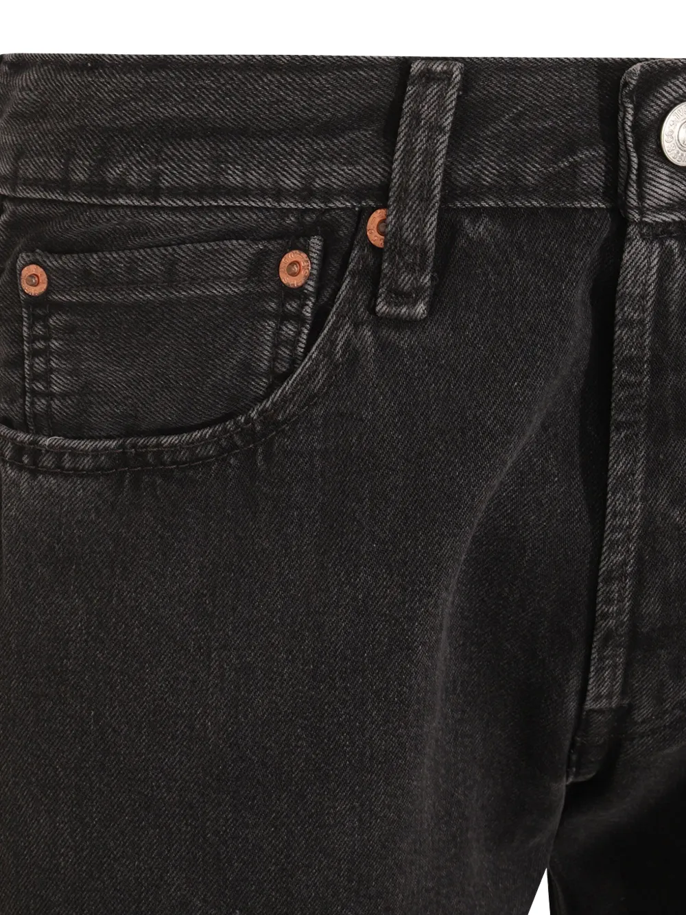 Levi's logo-patch jeans Zwart
