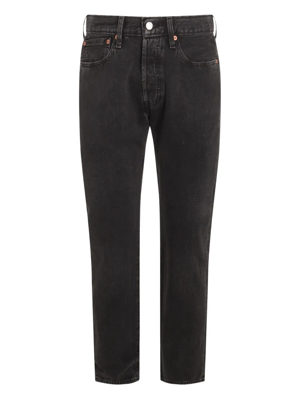 Levi's logo-patch jeans Zwart