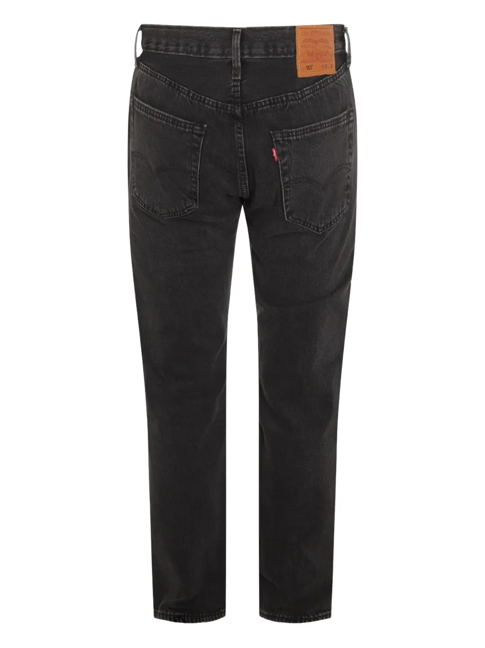 Levi's logo-patch jeans Zwart
