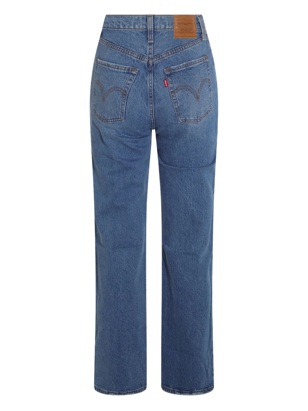 Levi's High waist straight jeans Blauw