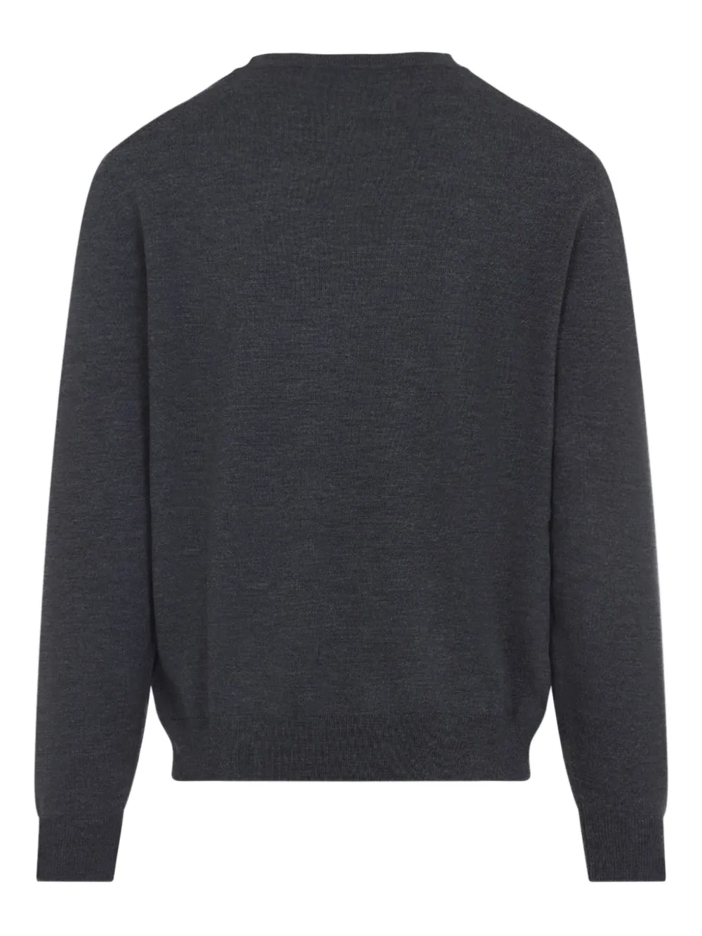 ETRO Pegasus-embroidered crew-neck sweater Grijs