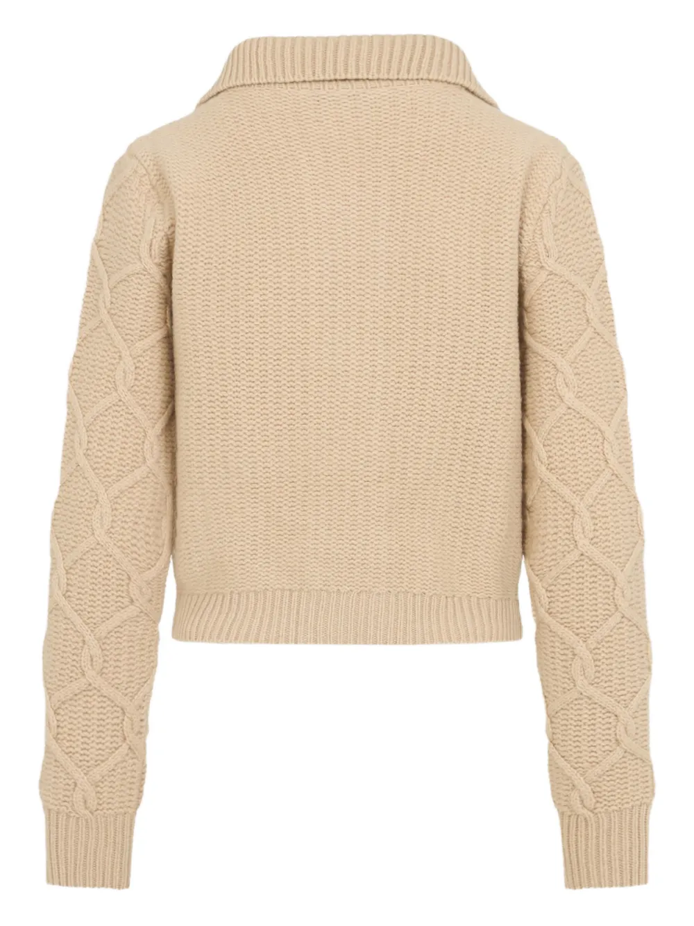 ETRO floral-embroidered cardigan Beige
