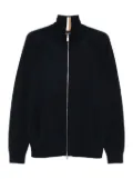 BOSS zip-up cardigan - Blue