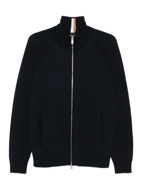 BOSS zip-up cardigan