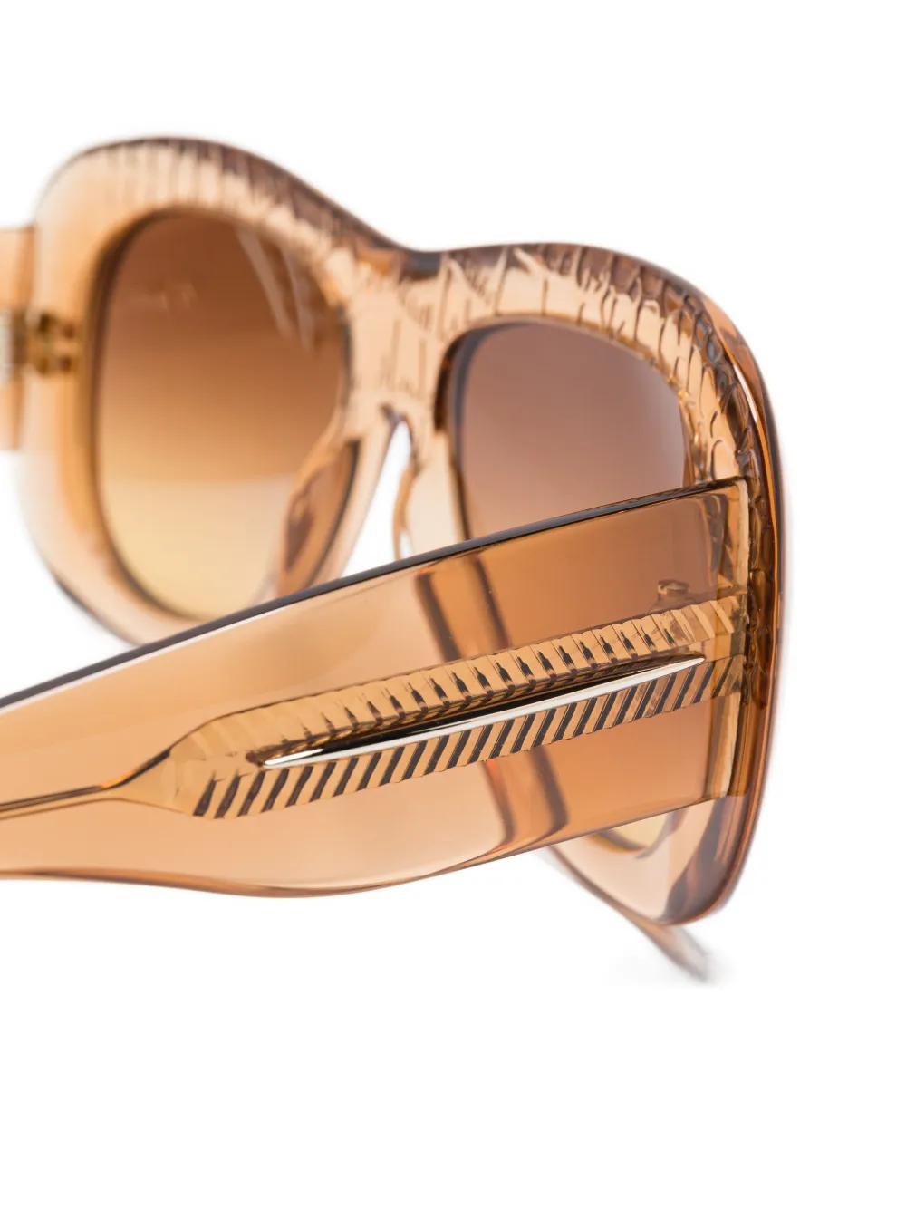 Aquazzura Bella 43 zonnebril Bruin