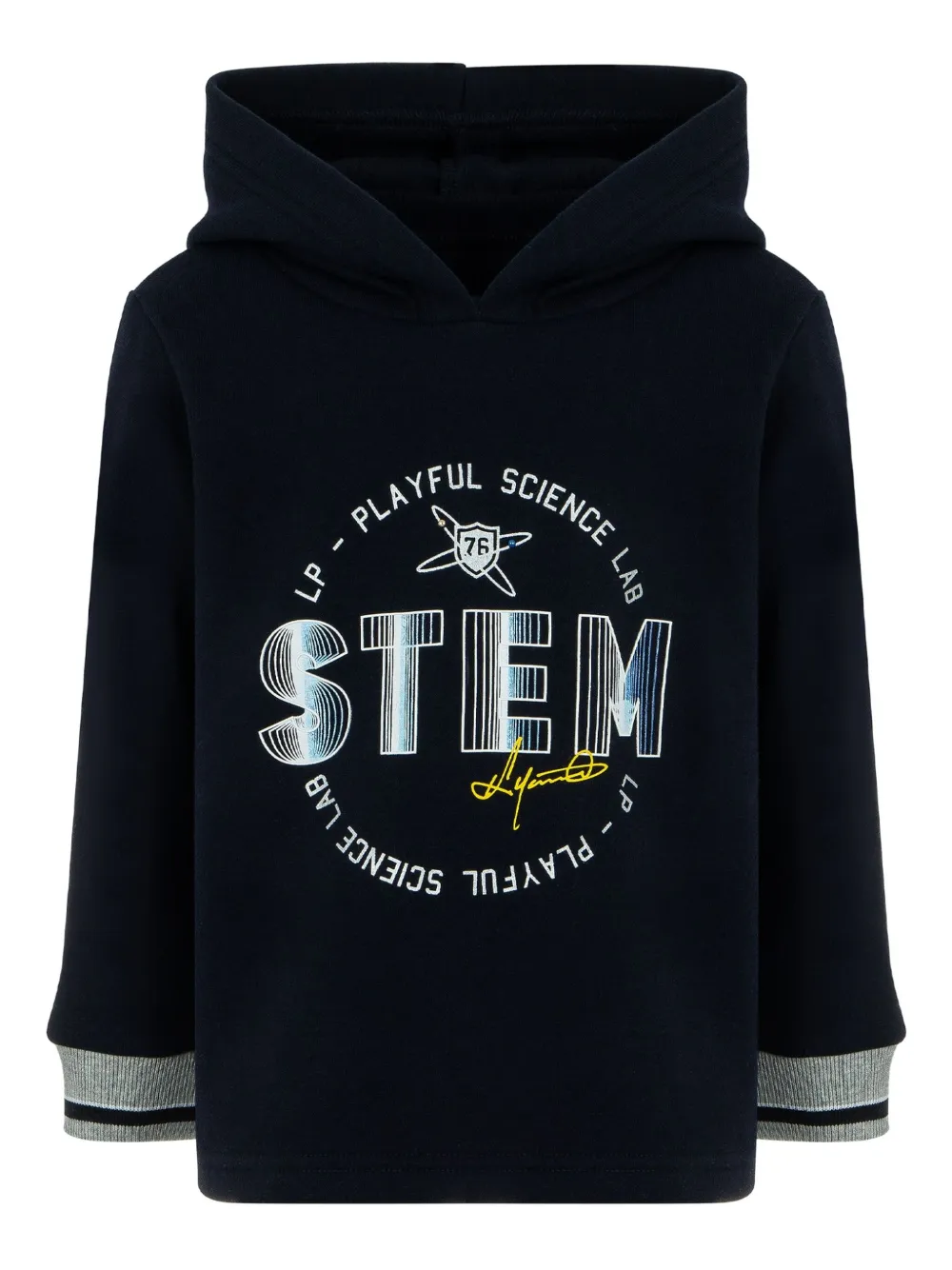 Lapin House Trainingspak met print en capuchon Zwart