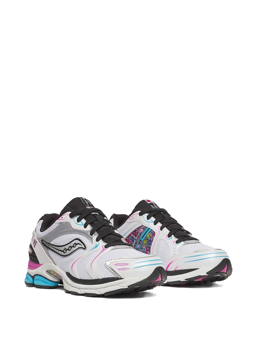 Saucony x Keith Haring ProGrid Triumph 4 sneakers Wit