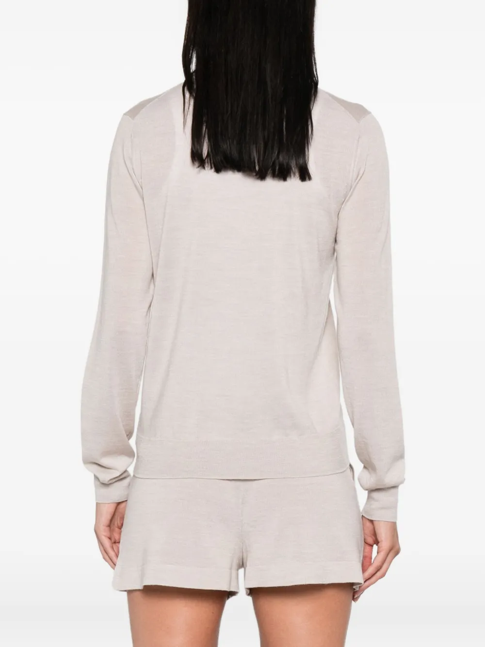 P.A.R.O.S.H. Polotop met lange mouwen Beige
