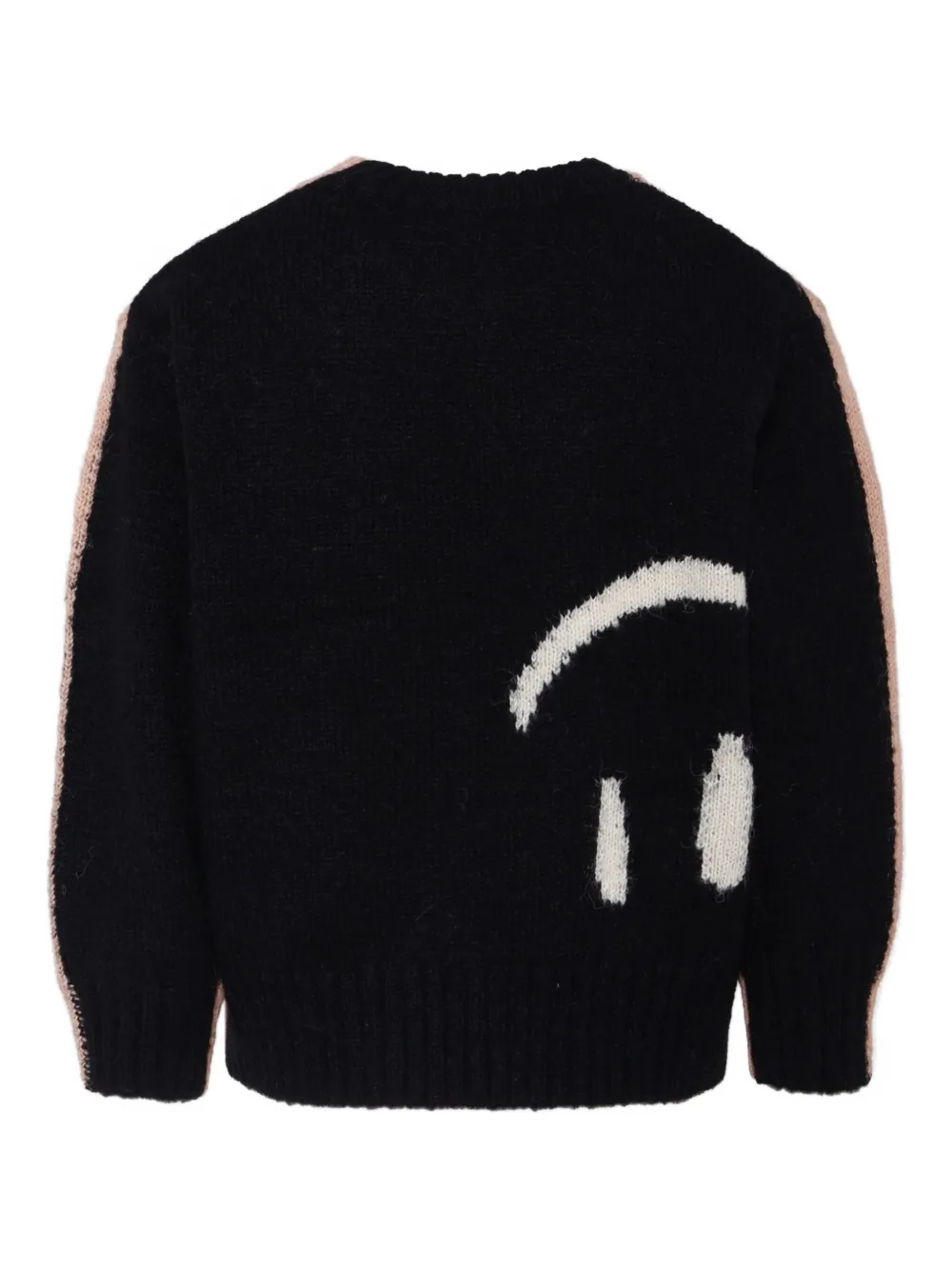 Molo Trui met smiley-face jacquard Roze