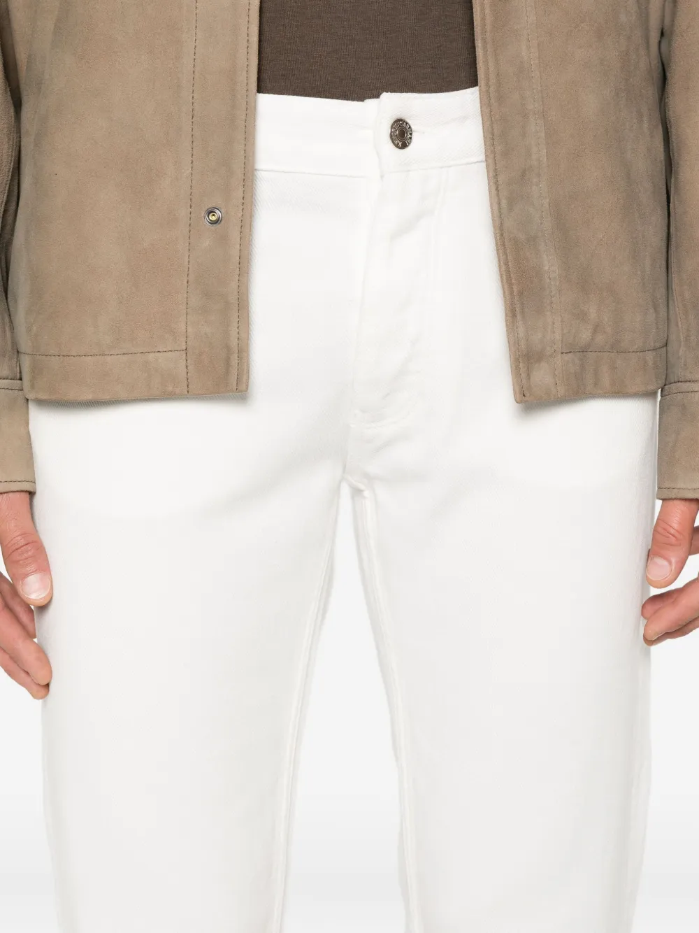 Emporio Armani Jeans met logopatch Wit