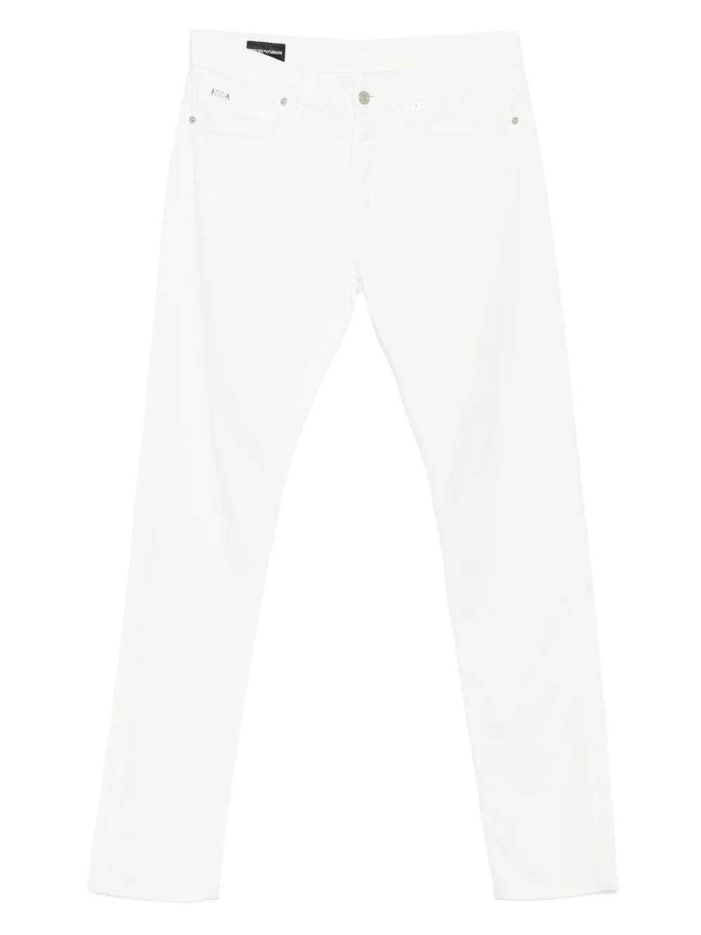 Emporio Armani logo-patch jeans | White | Image 1