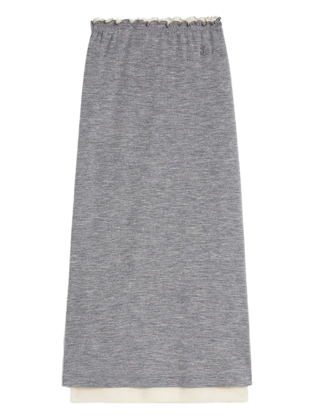 Jil Sander lightweight wool layered skirt | Image 1