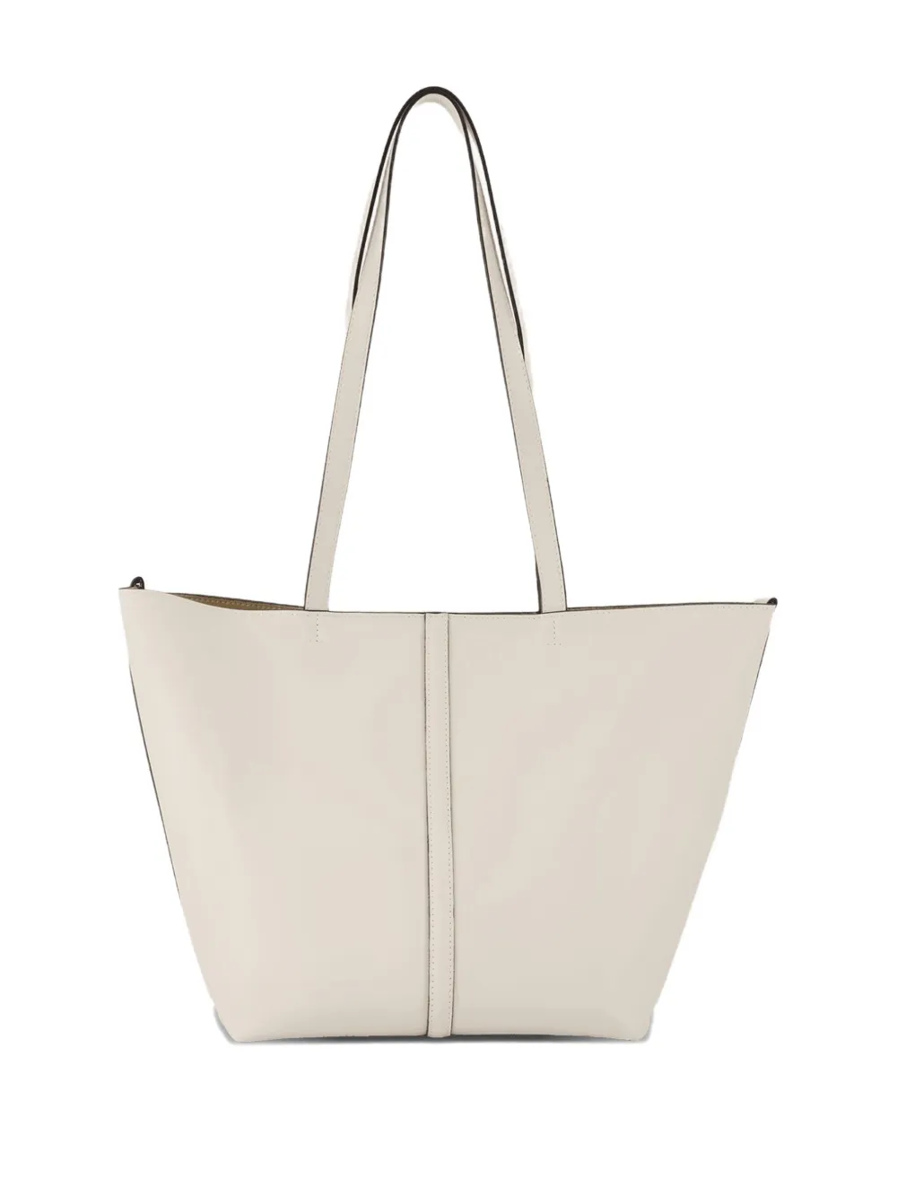 Vanessa Bruno Daily kleine shopper van kalfsleer - Beige