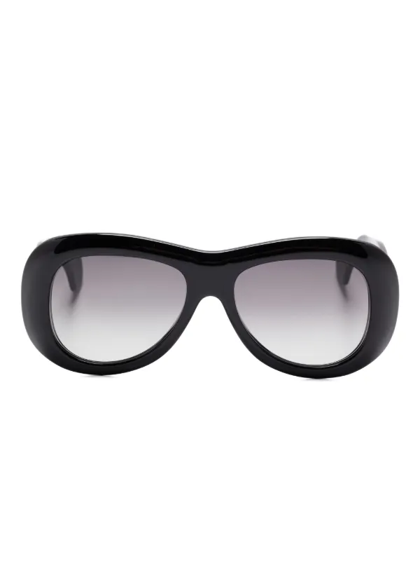 Aquazzura Bella Sunglasses in Black
