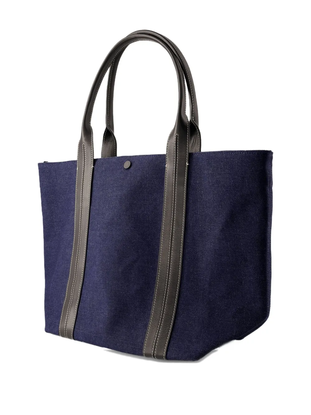 Vanessa Bruno Grote hopper met leren afwerking Blauw
