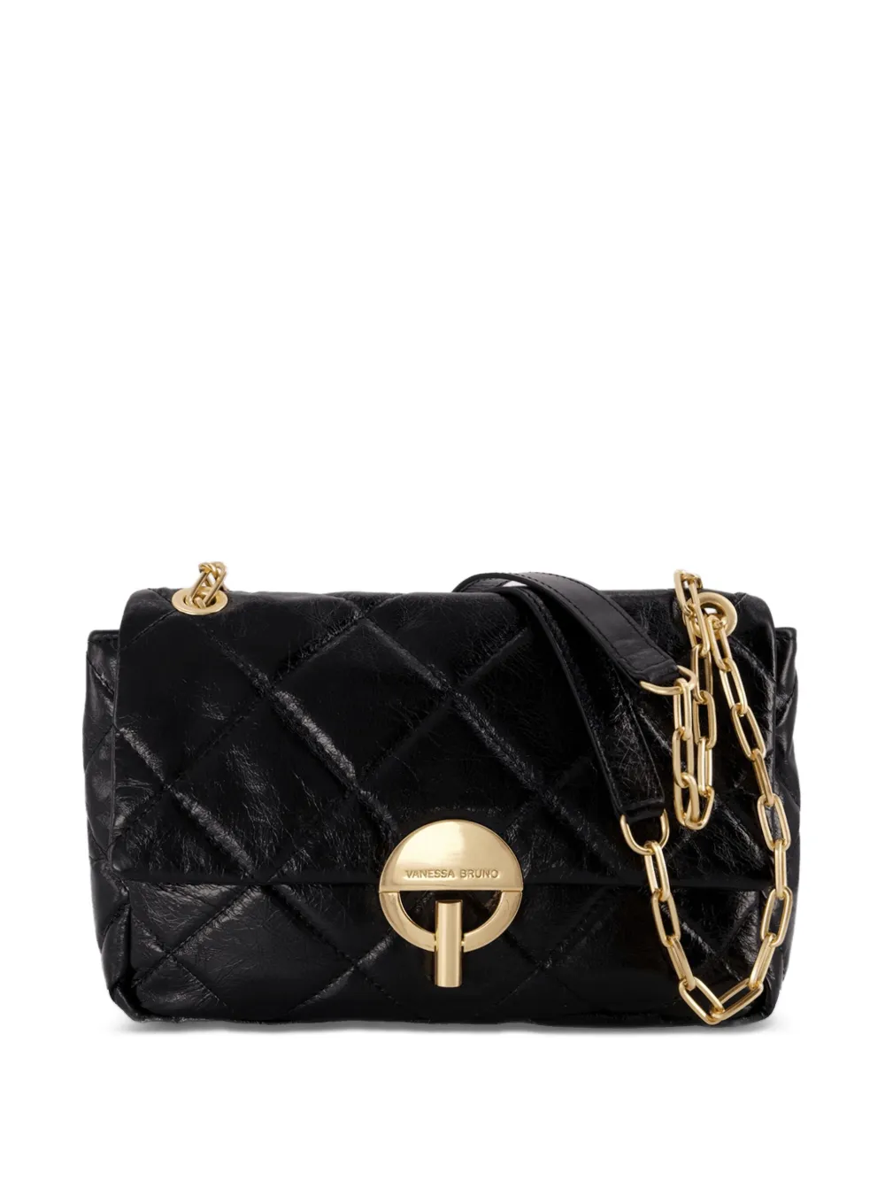 Vanessa Bruno large Moon shoulder bag - ブラック Vanessa Bruno large Moon shoulder bag - ブラック
