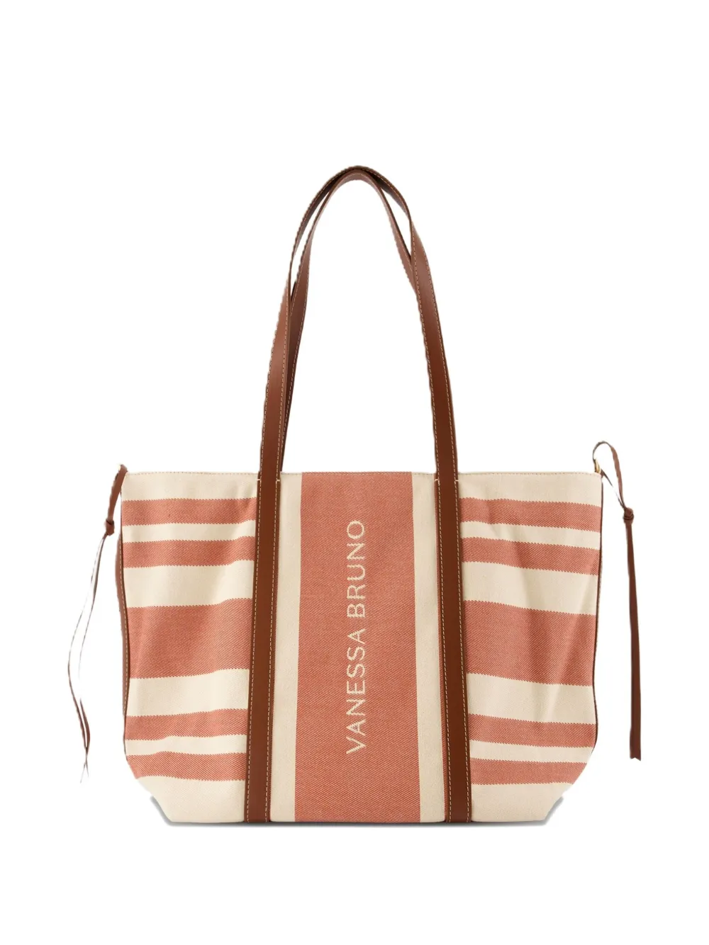 Vanessa Bruno striped leather-trimmed tote bag | Image 2