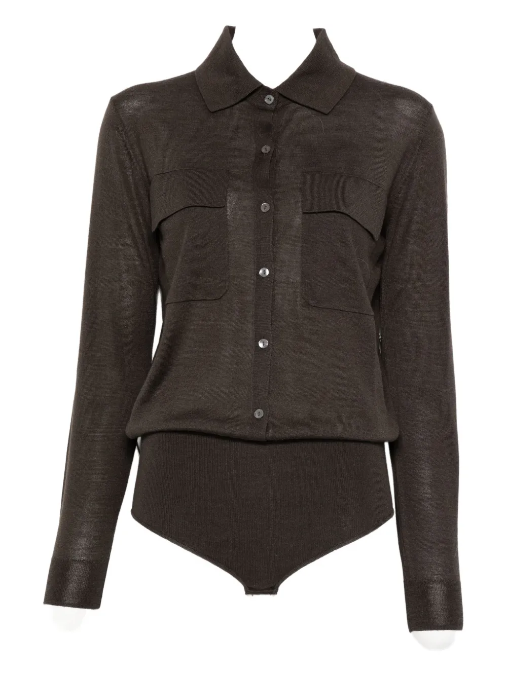 P.A.R.O.S.H. front-button top | Brown | Image 1