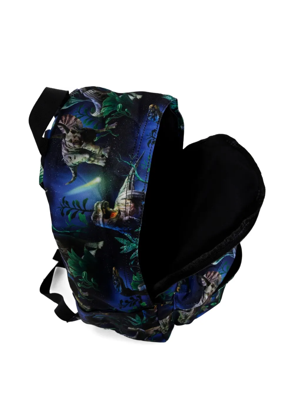Molo Rugzak met dinosaurusprint Blauw