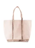 Vanessa Bruno large Cabas sequin-trimmed tote bag - Pink