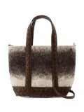 Vanessa Bruno small Cabas braided tote bag - Brown