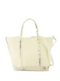 Vanessa Bruno small Cabas sequin-trimmed tote bag - Neutrals
