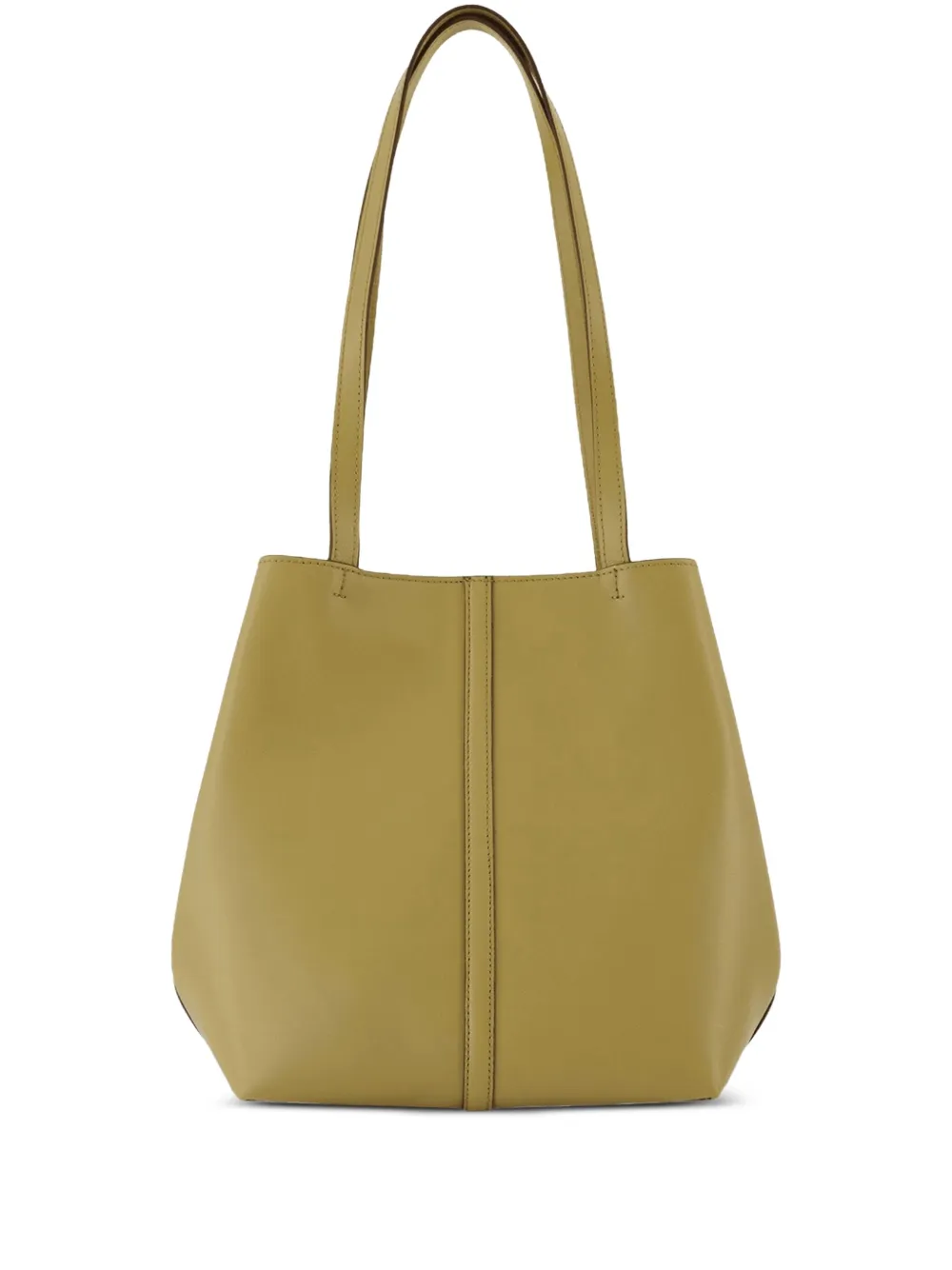 Vanessa Bruno Grote shopper van kalfsleer Groen