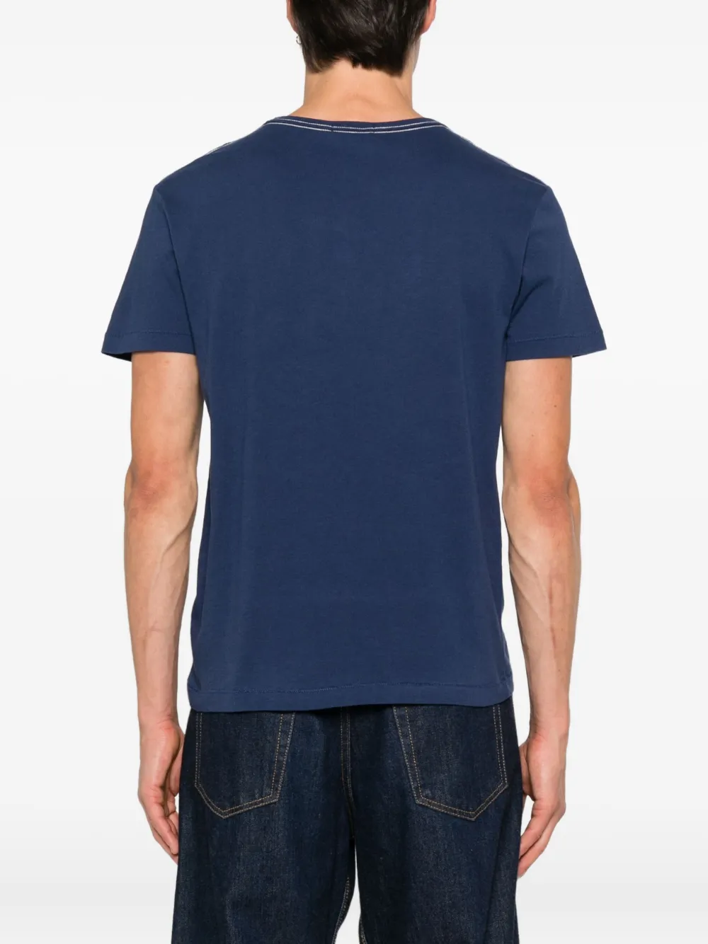 Gant T-shirt met logoprint Blauw