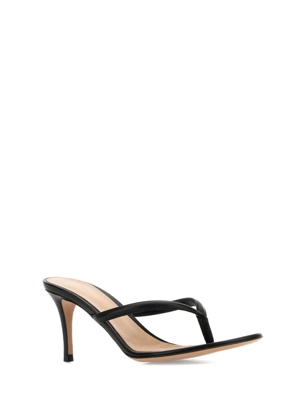 Gianvito Rossi 70mm Calypso leather sandals Black