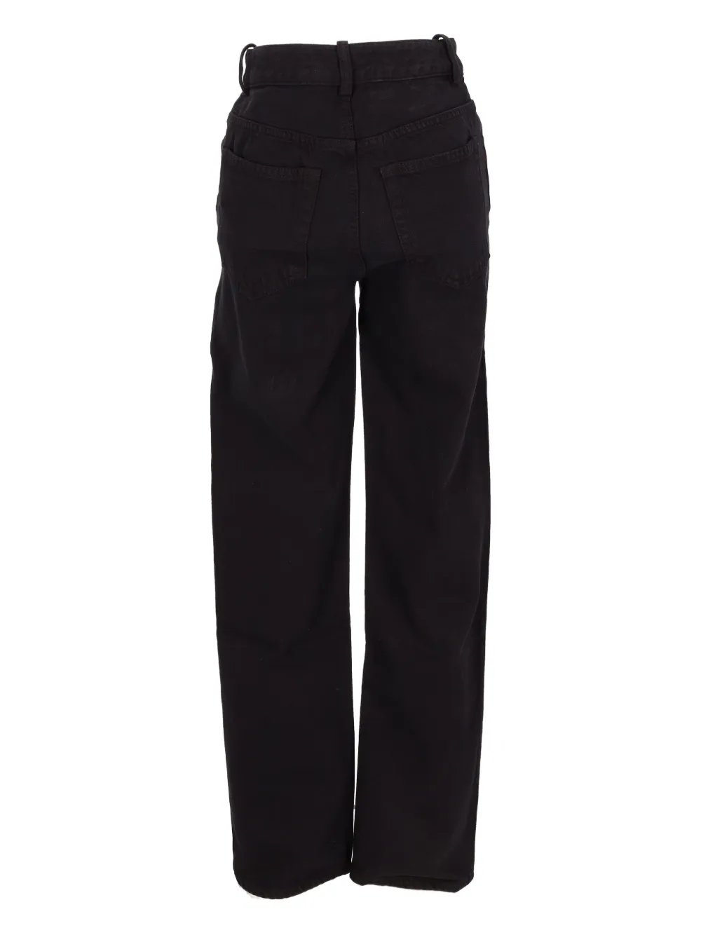 Ann Demeulemeester Denim broek met vijf zakken - Zwart