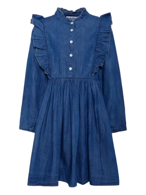 Molo vestido de mezclilla con volantes