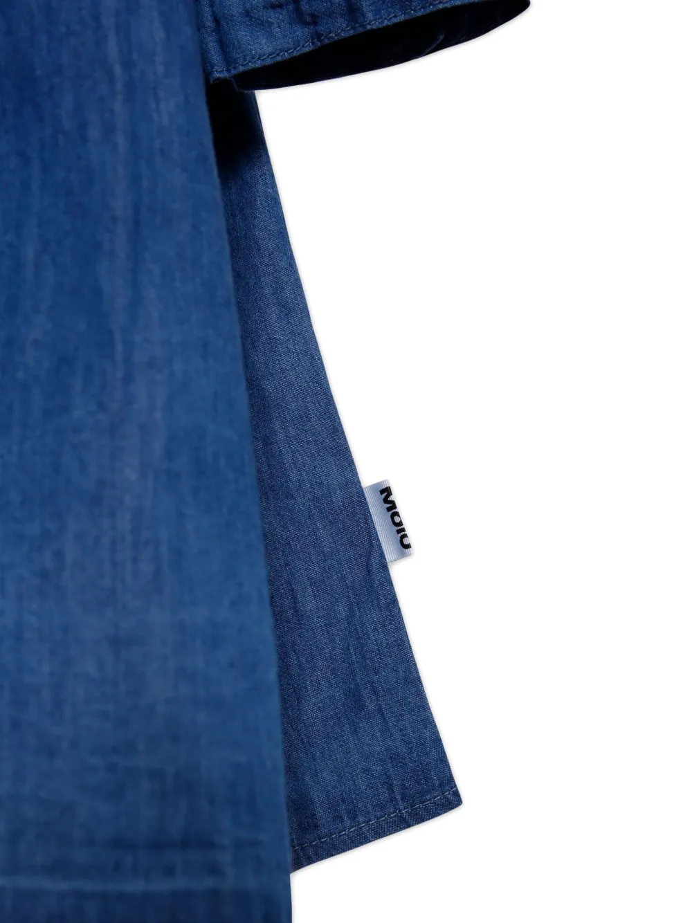Molo Spijkerjurk met ruches Blauw