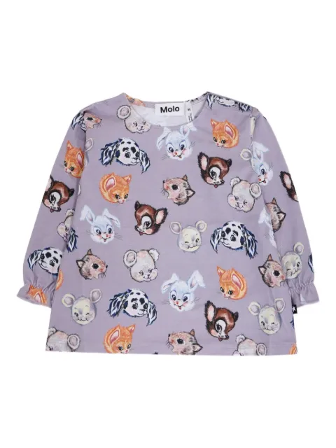 Molo Elina animal-print sweatshirt