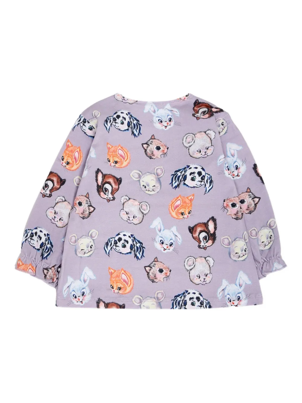 Molo Elina sweater met dierenprint Paars