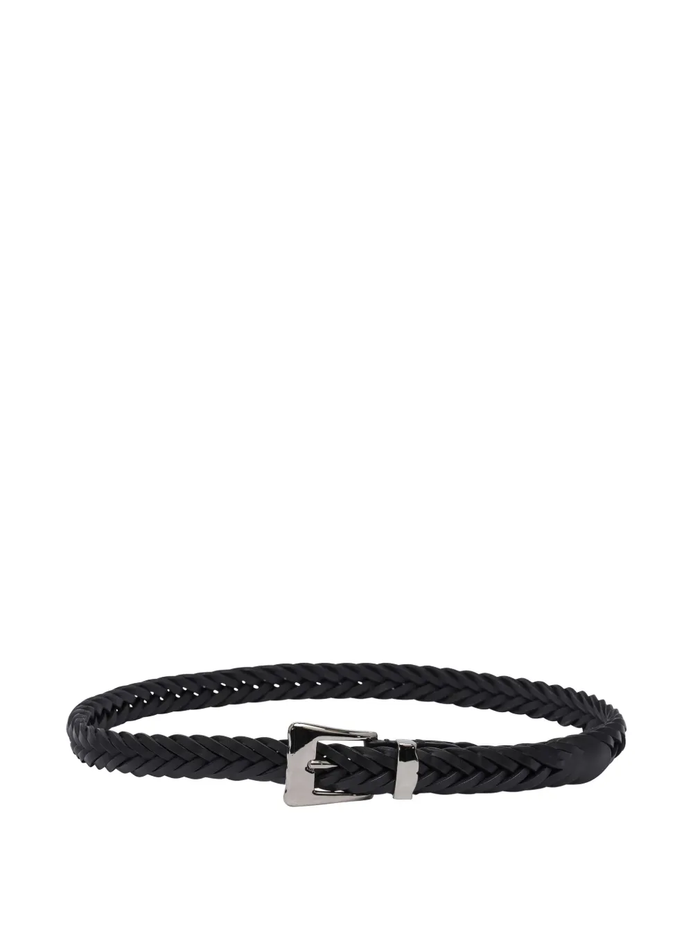 braided leather belt