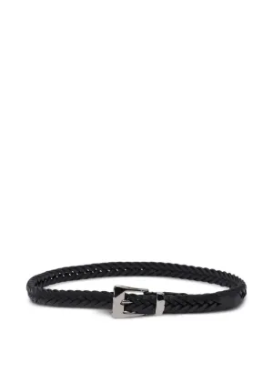 Haider Ackermann Skinny Leather Belt | ブラック | FARFETCH JP