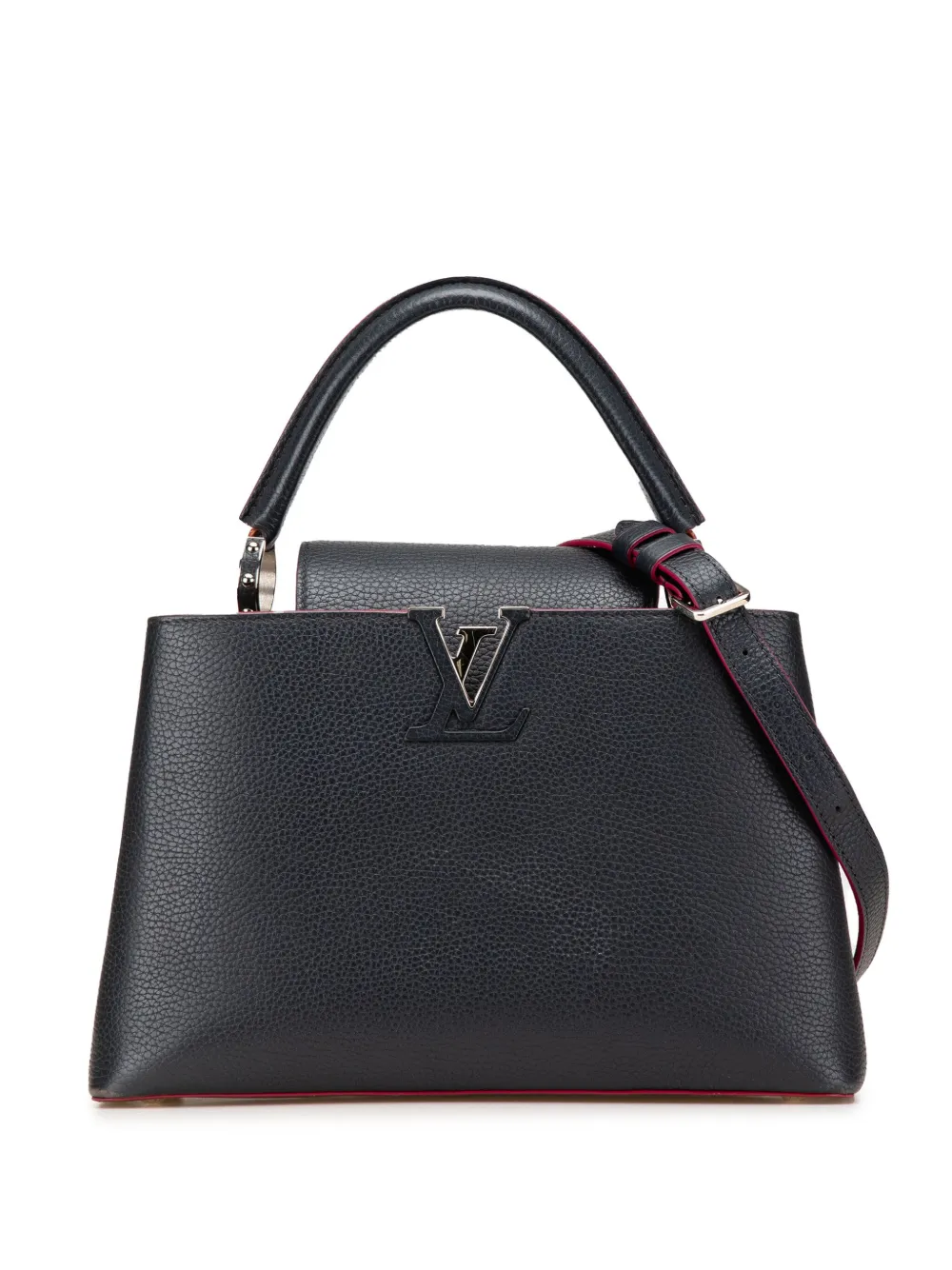 Louis Vuitton Pre-Owned 2016 Taurillon Capucines PM satchel - ブルー Louis Vuitton Pre-Owned 2016 Taurillon Capucines PM satchel - ブルー