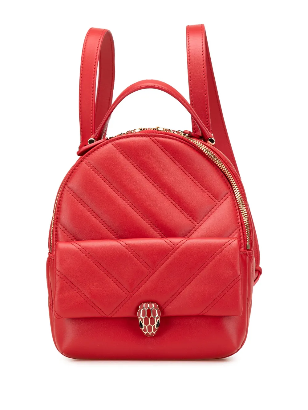 2010-2025 Leather Serpenti Cabochon backpack
